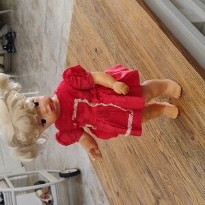 Terri Lee Doll 1950 Blond Original Dress